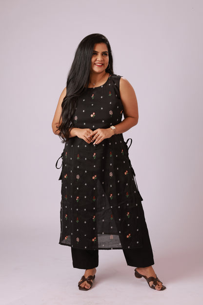 Midnight Bloom Coord Set