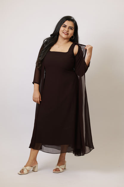 Brownie with Long Brown Jacket