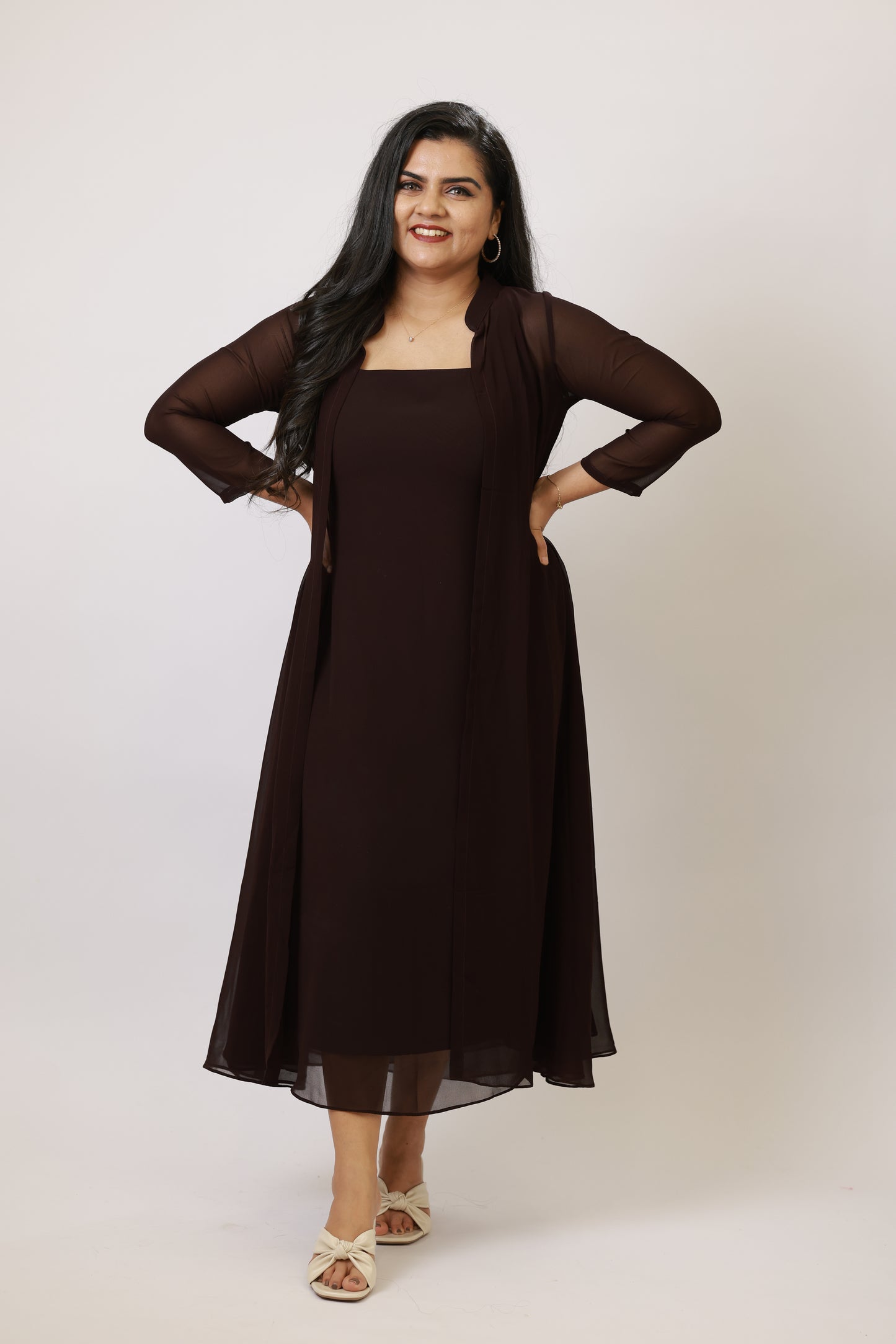 Brownie with Long Brown Jacket