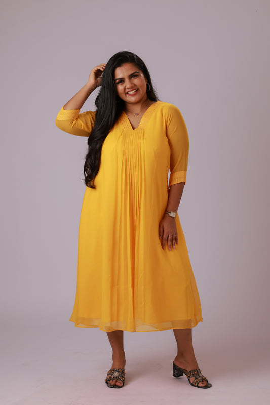 Sunlit A-Line Dress