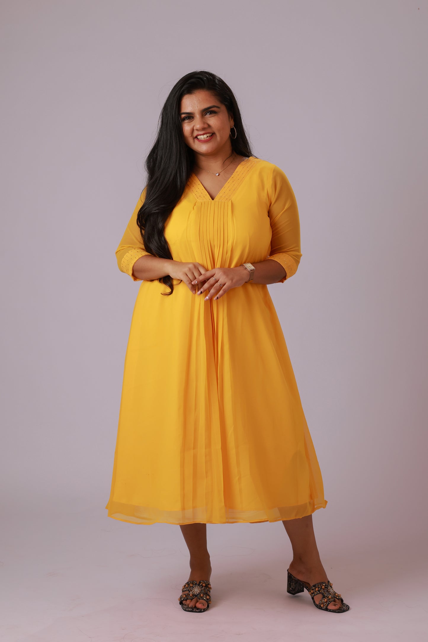 Sunlit A-Line Dress
