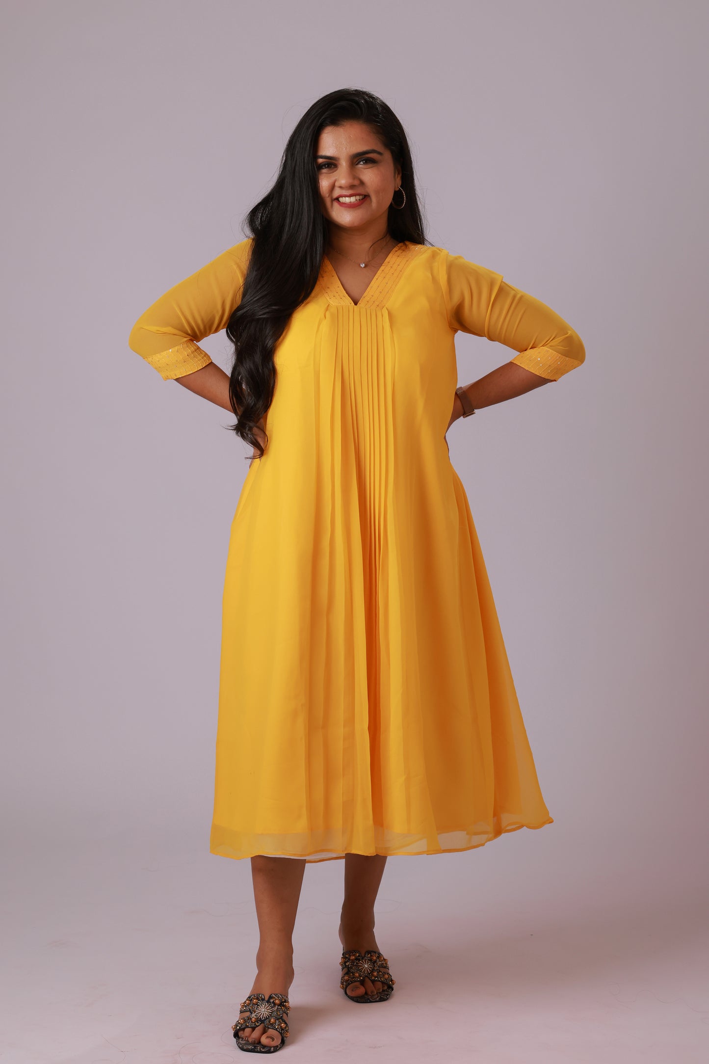Sunlit A-Line Dress