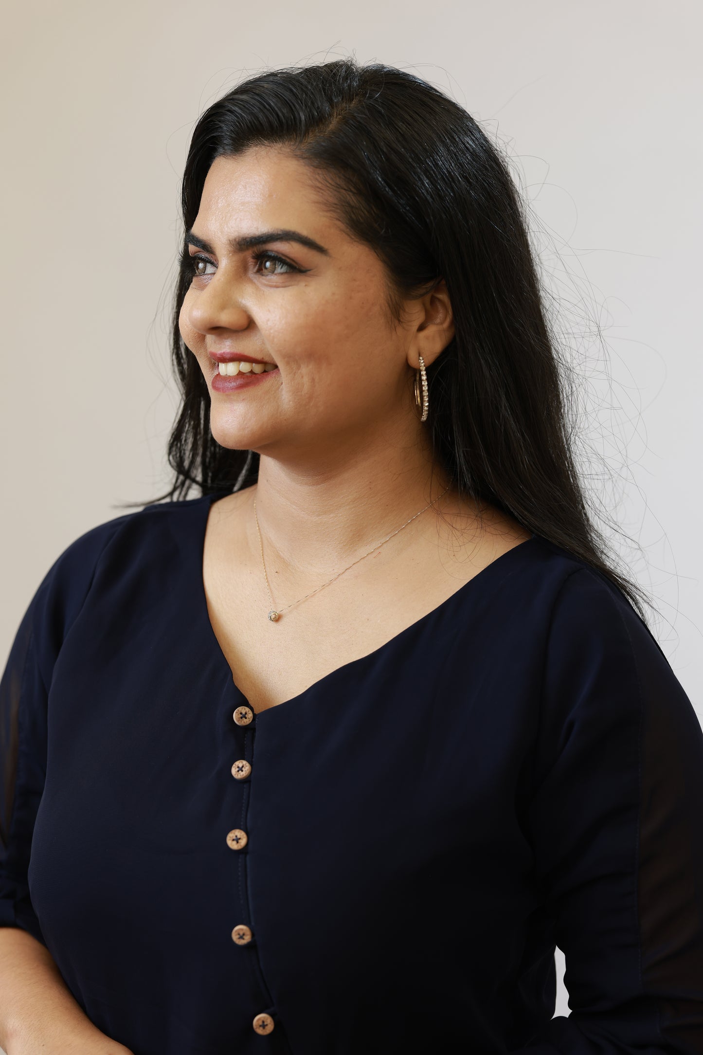 Celeste Buttoned Midi Dress