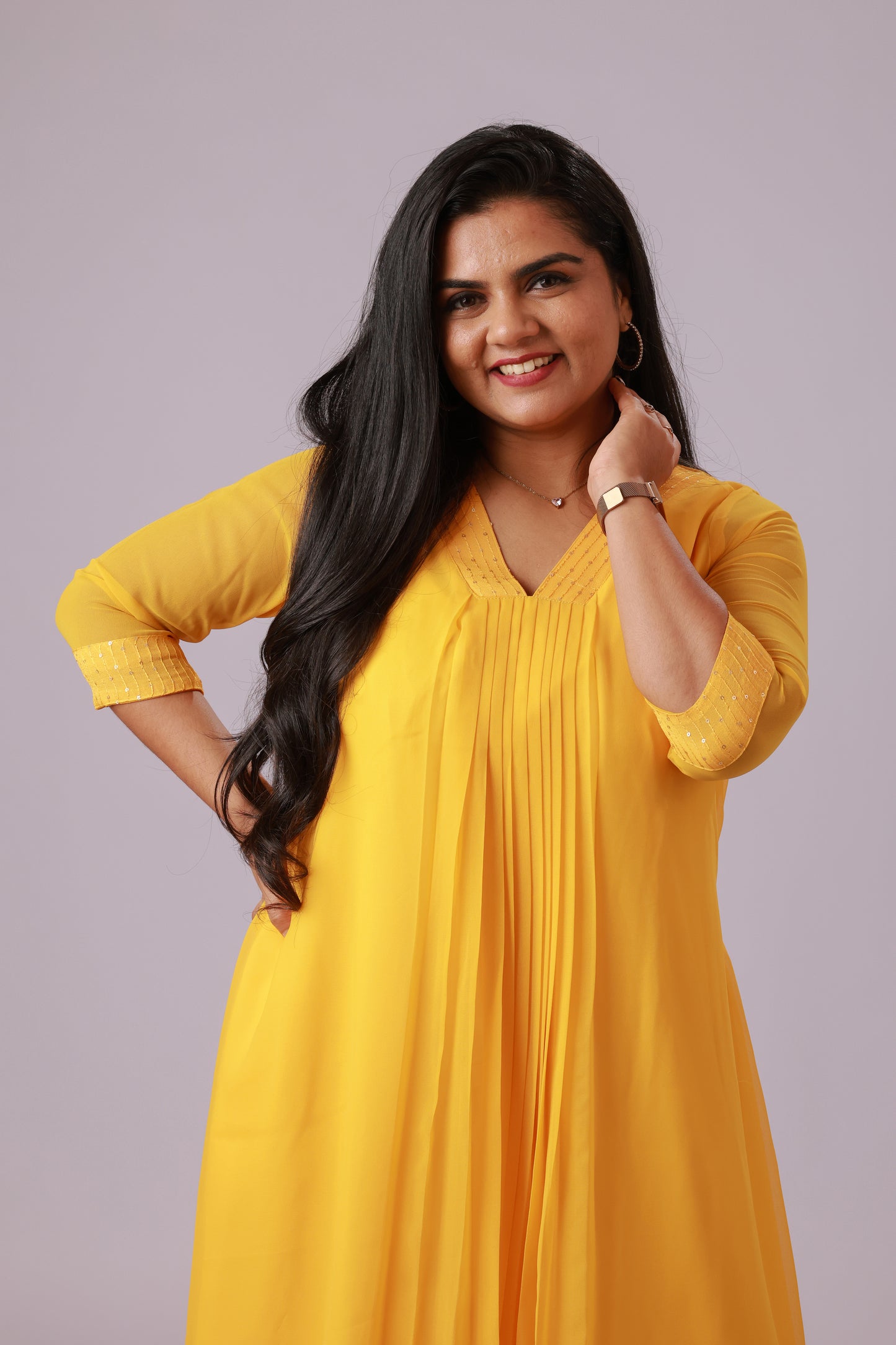 Sunlit A-Line Dress