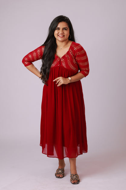 Ruby Alia Cut Kurti