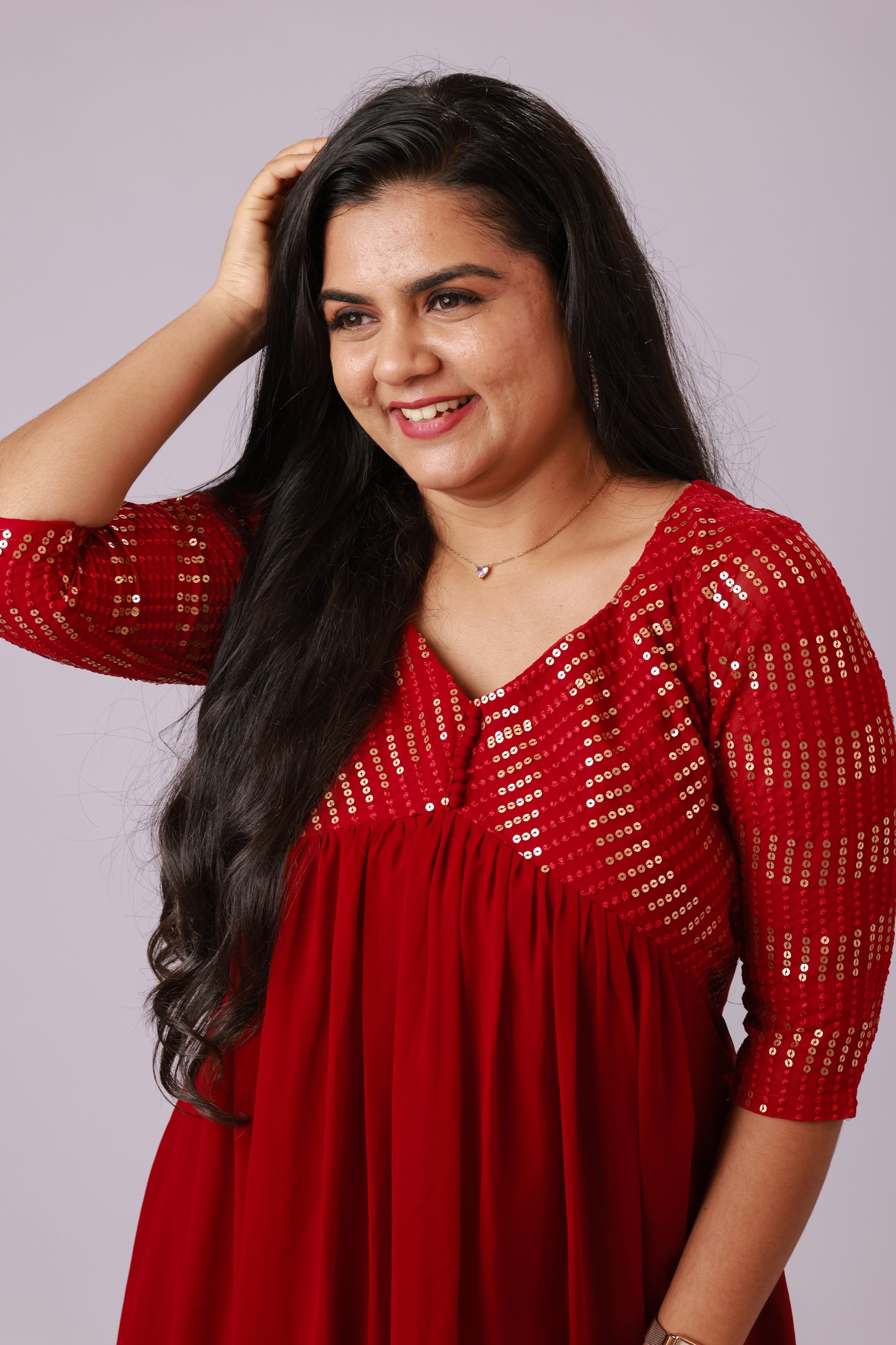 Ruby Alia Cut Kurti